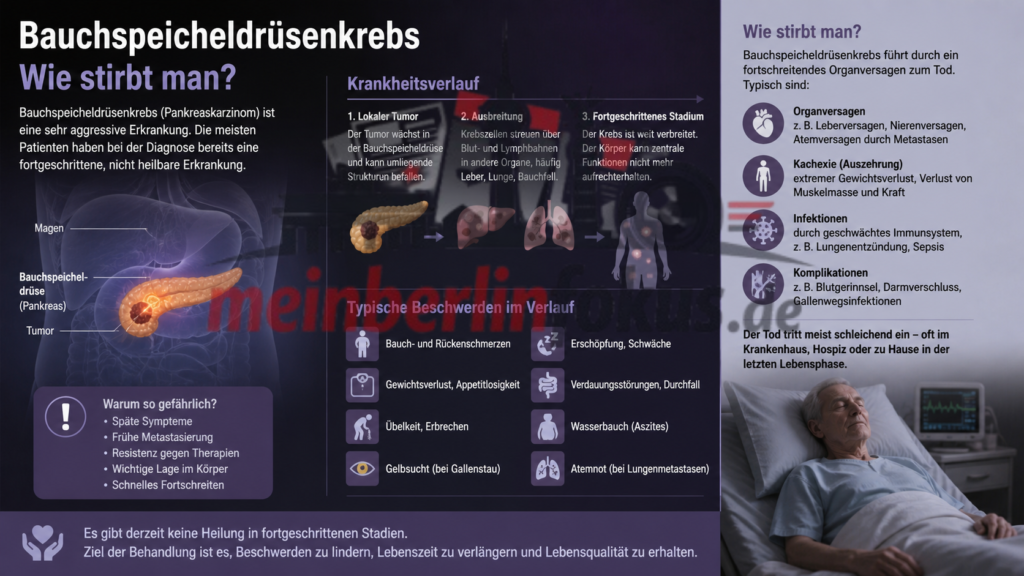 bauchspeicheldrüsenkrebs wie stirbt man